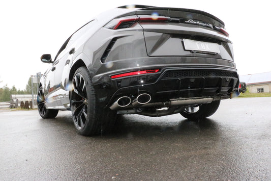Lamborghini Urus Endschalldämpfer quer Ausgang rechts/links mit 2 Abgasklappen - 2x115x85 Typ 38 rechts/links