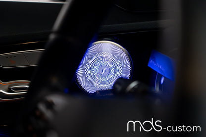 Beleuchtete Lautsprecherabdeckungen für Mercedes E-Klasse W213 | Ambientebeleuchtung Nachrüstung