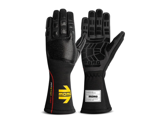 MOMO Mechanikerhandschuhe Pit Stop Pro Black FIA Größe M/10