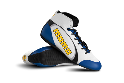 MOMO SPEED PRO BOOTS WHITE-BLUE Größe 41