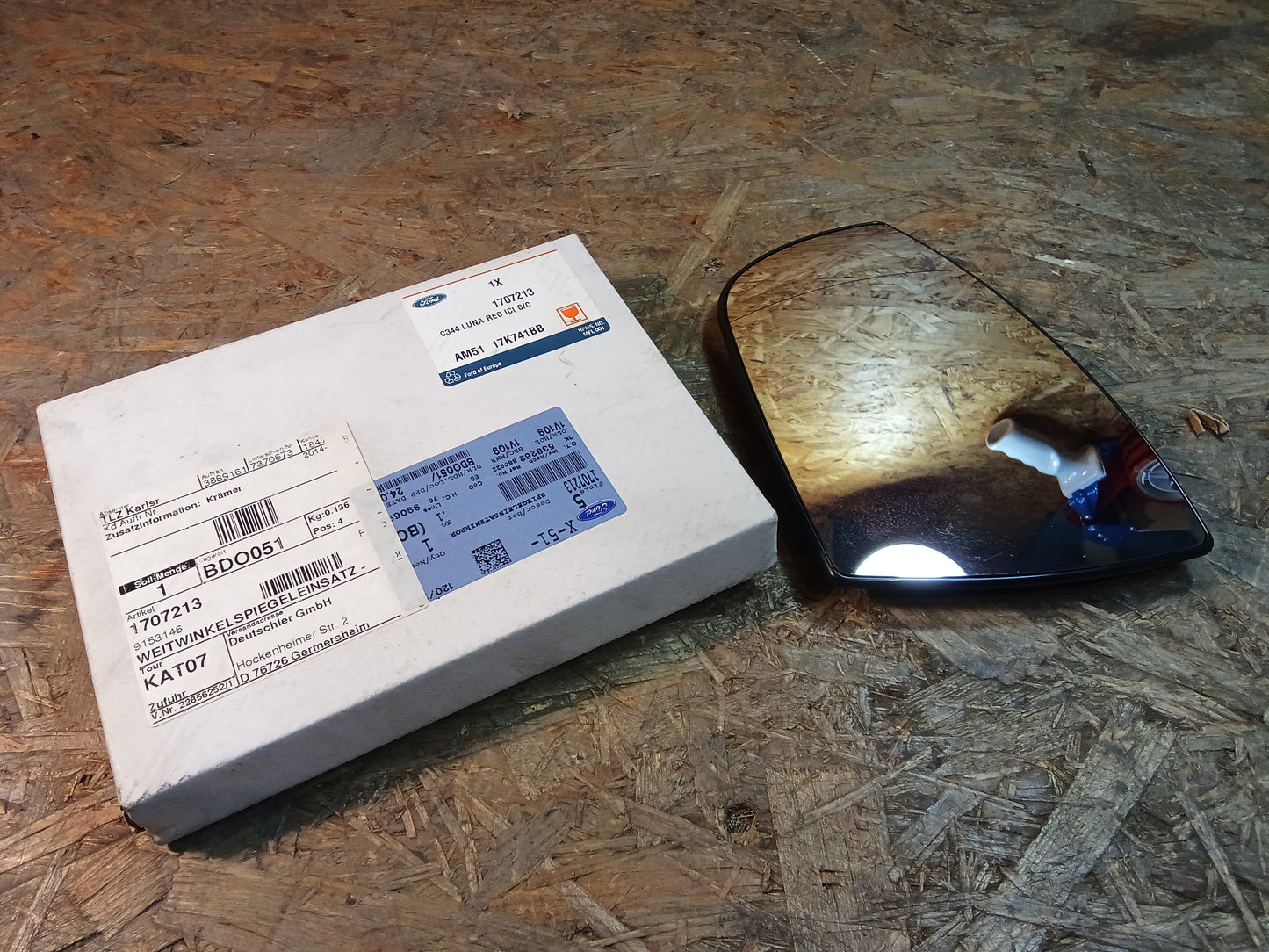 Ford S-Max Spiegelglas links original Ford NEU