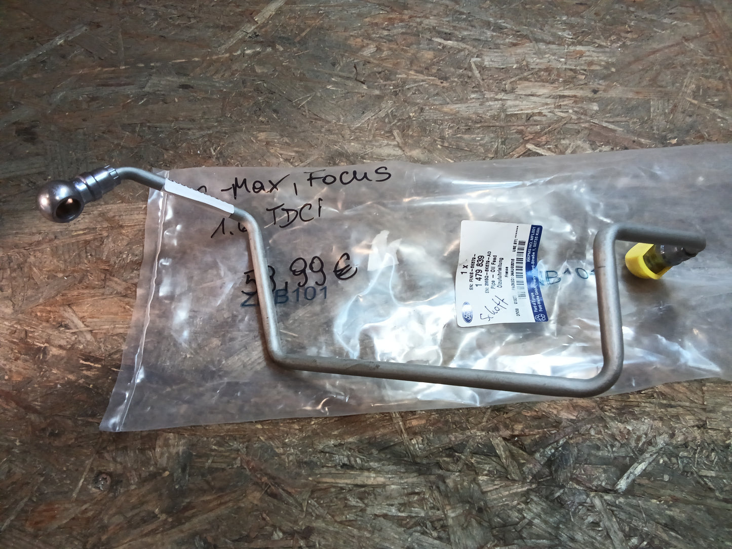 Ford C-Max, Ford Focus 1.6TDCi Ölzufuhrleitung original Ford NEU