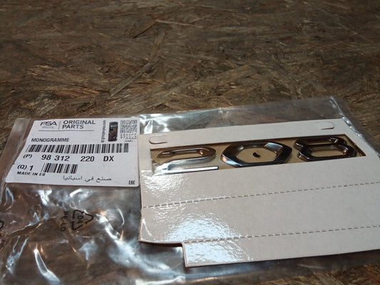 Peugeot 208 E,blem Heckklappe original PSA NEU