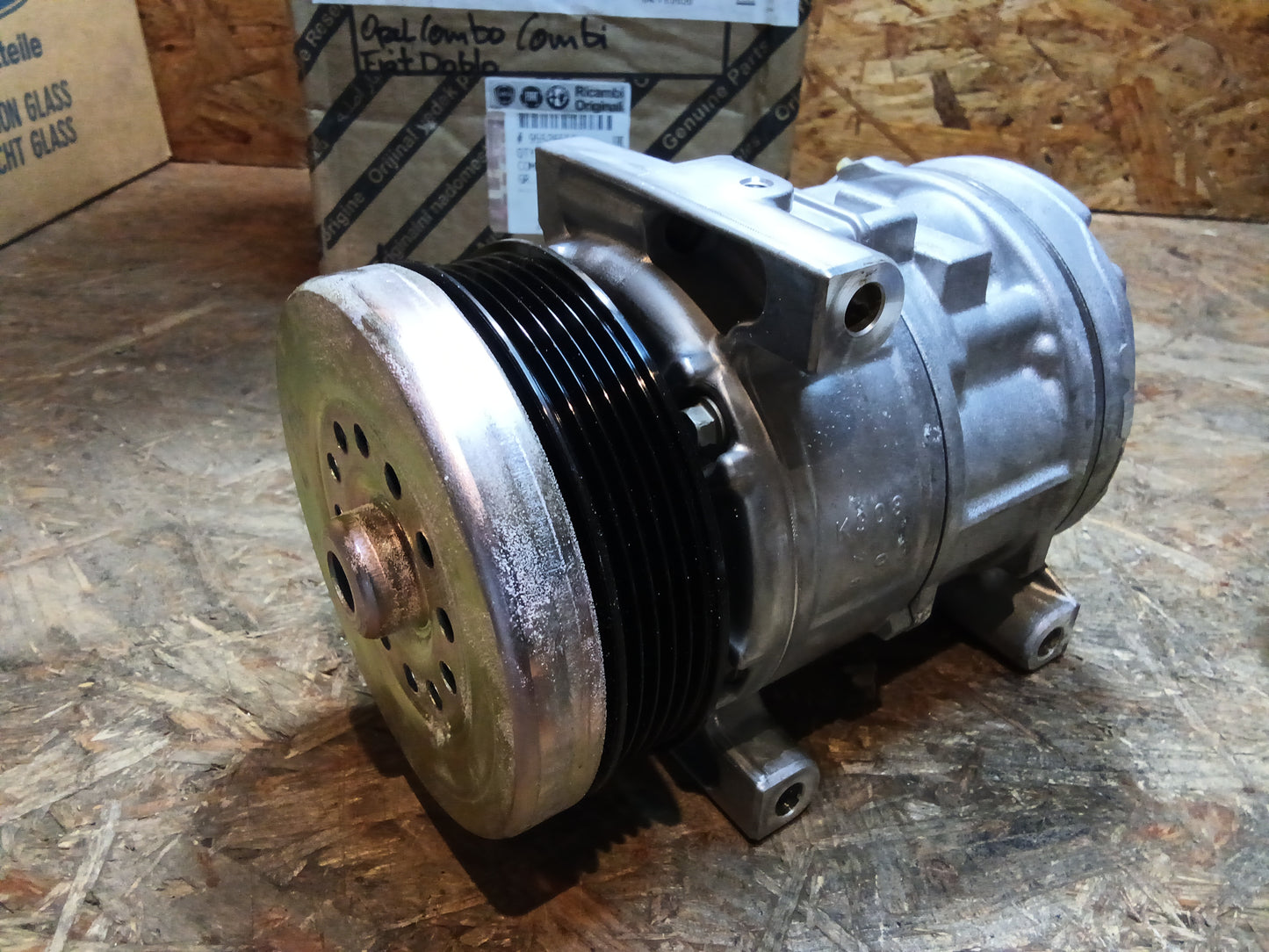 Opel Combo Combi Fiat Doblo Lancia Delta Klimakompressor original Ricambi NEU