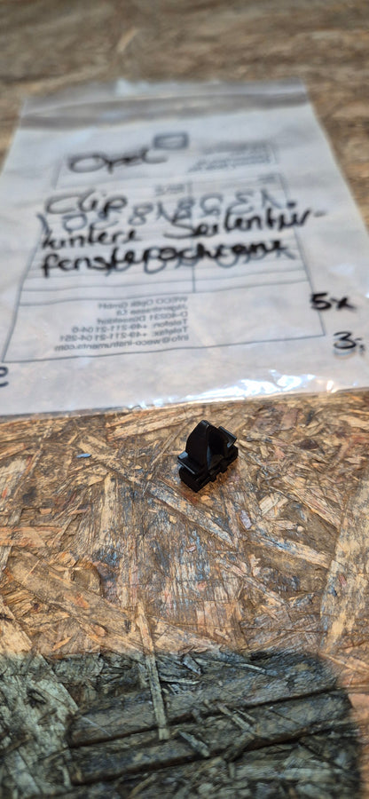 Clip Seitenfensterschiene hinten, Opel, Original Neu