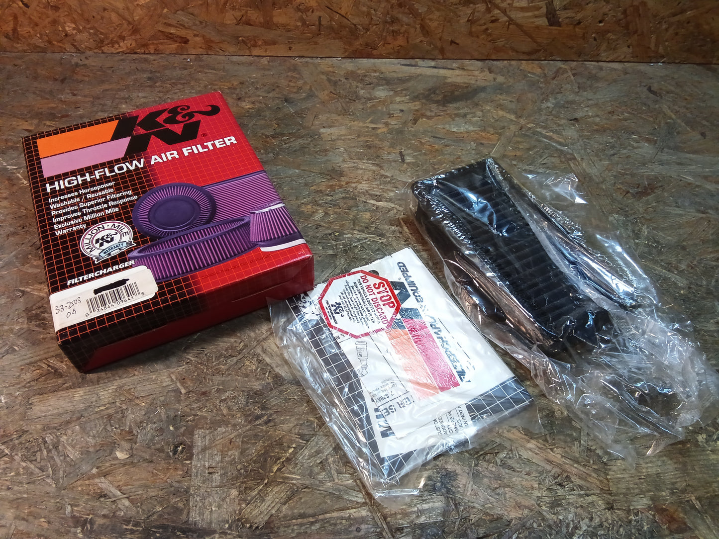 VW Golf Jetta Caddy Luftfilter original K&N NEU