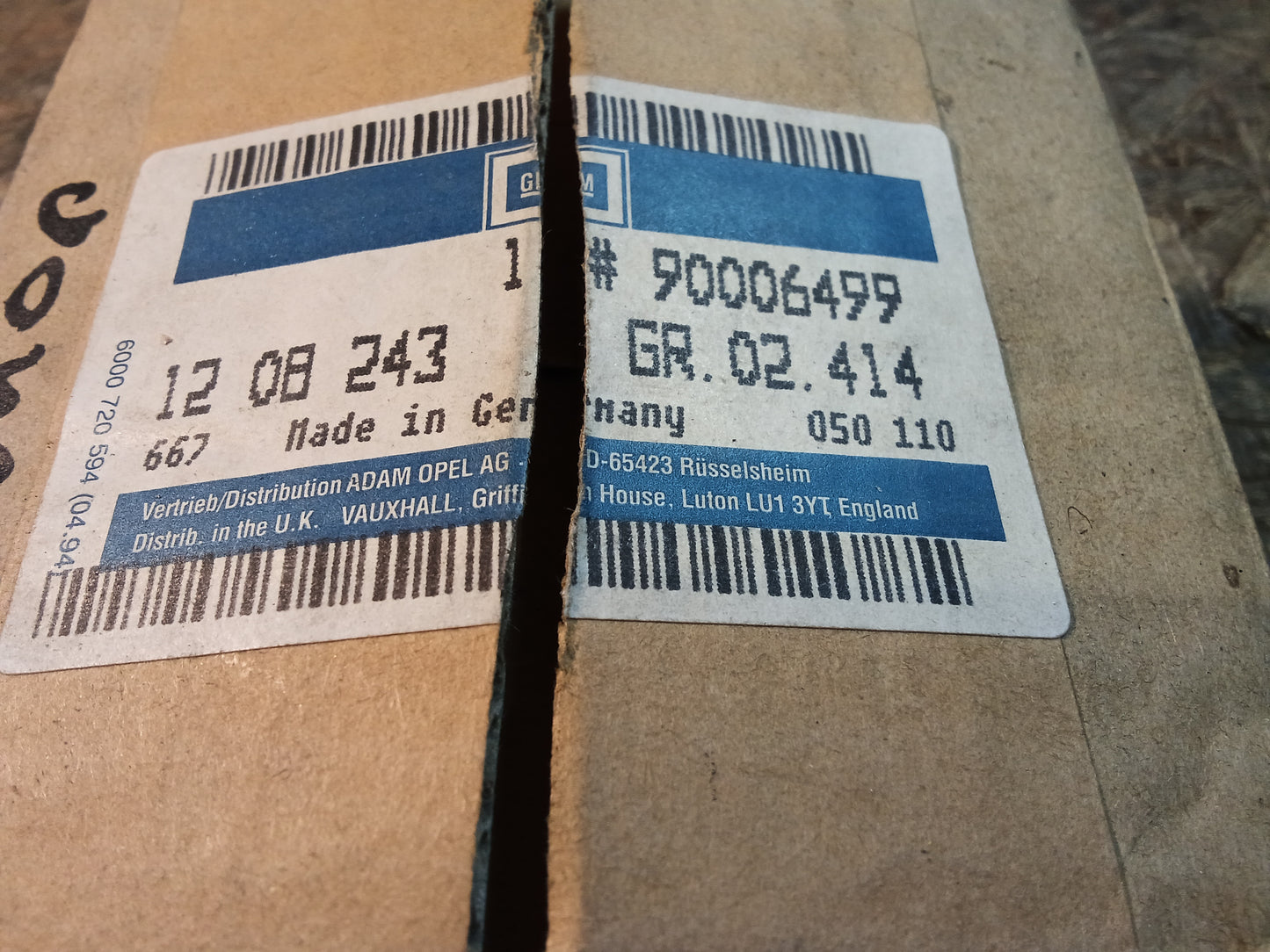 Original GM Opel Astra G Corsa Kadett Vectra Zündmodul Schaltgerät Neu