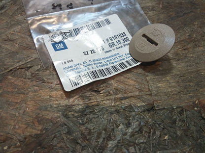 Astra G Zafira A Clip Verschluss Oberteil beige original GM NEU