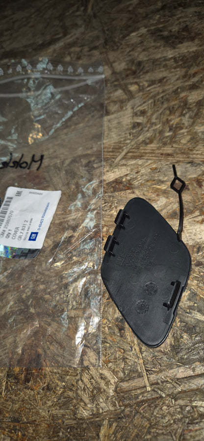 Klappe Abschlepphaken, Mokka, Original GM Neu