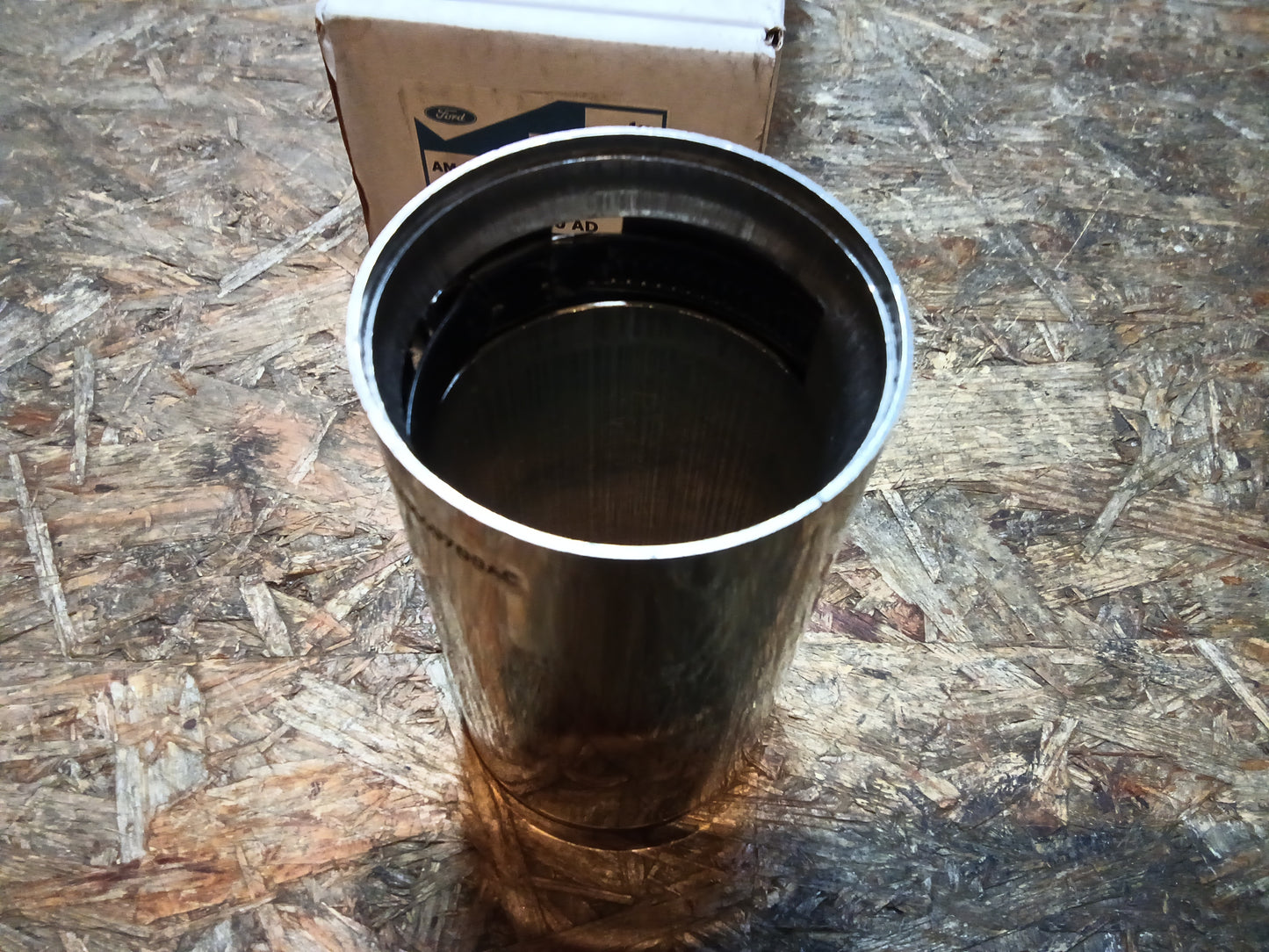 Ford Auspuffblende Chrom original Ford NEU