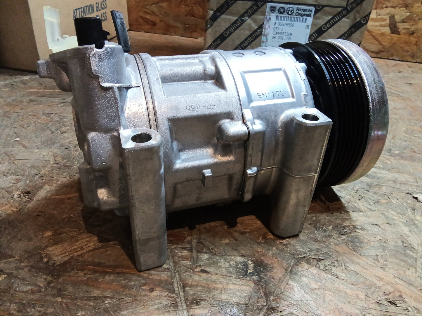 Opel Combo Combi Fiat Doblo Lancia Delta Klimakompressor original Ricambi NEU