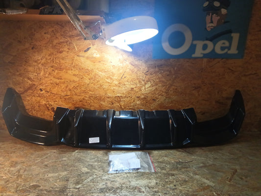 Oneway Heckdiffusor passend für Audi A6 S-Line/S6 C8 (Limousine/Avant) 2024+ - Schwarz glänzend