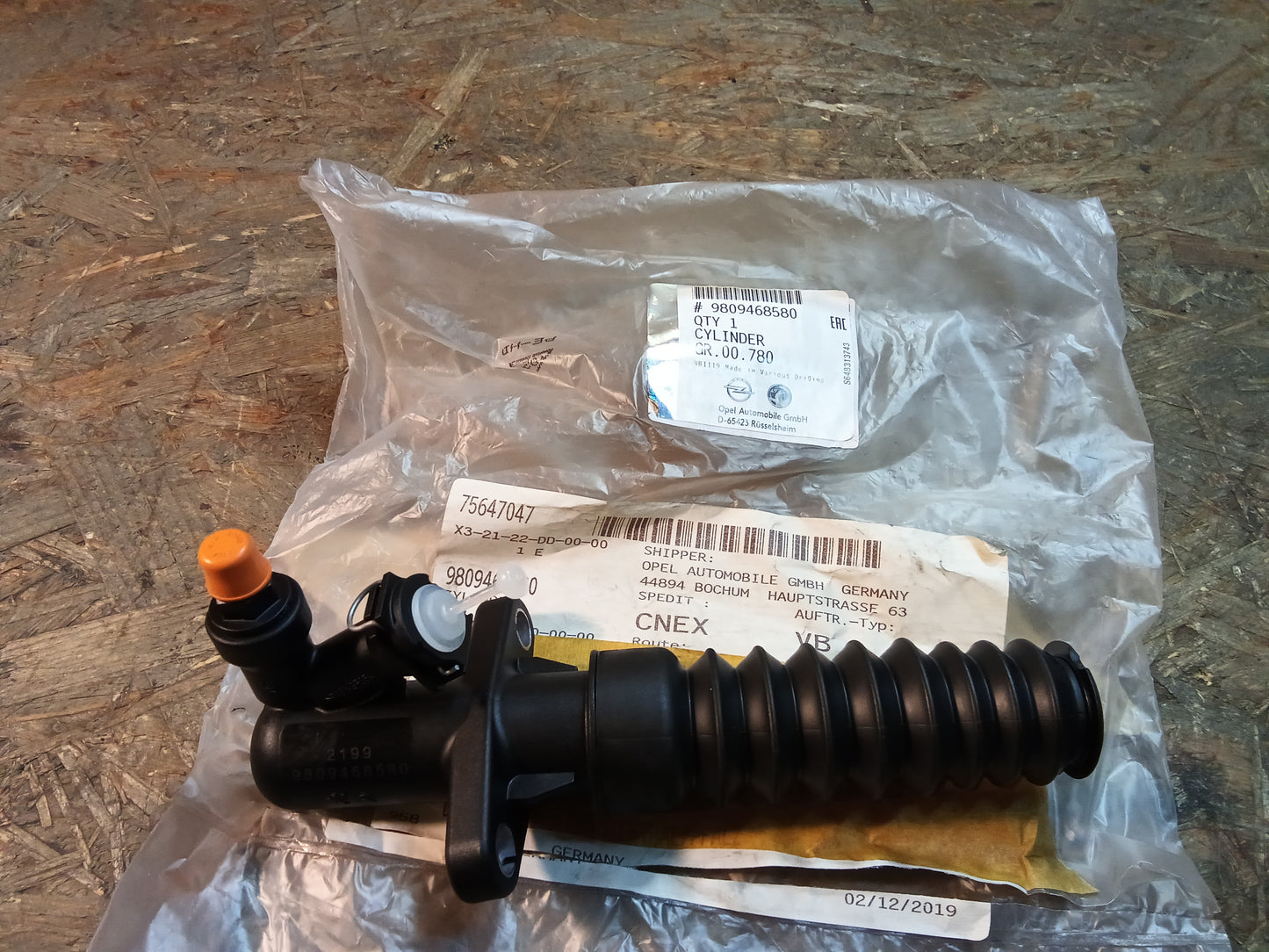 Citroen Peugeot Opel Nehmerzylinder Kupplung original GM NEU