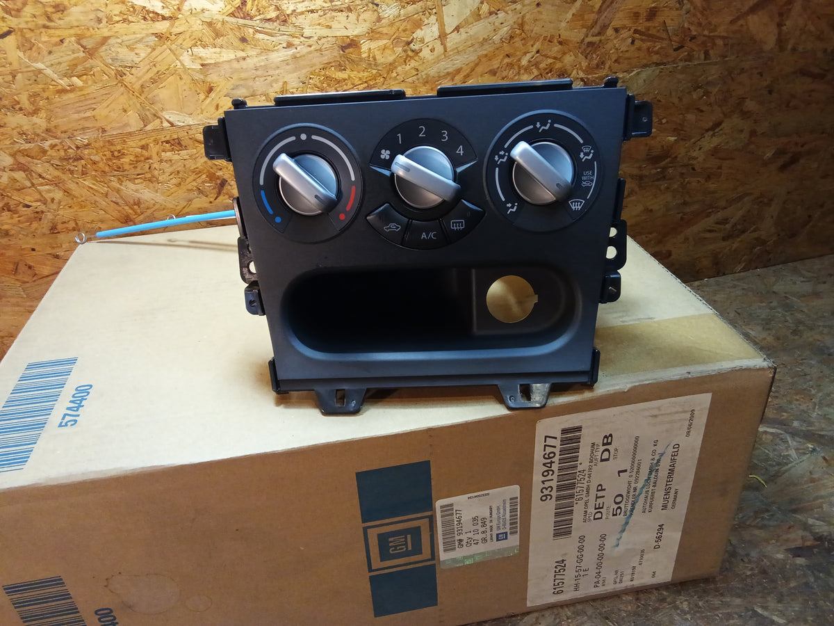 Agila B Heizungsbedienteil original GM NEU