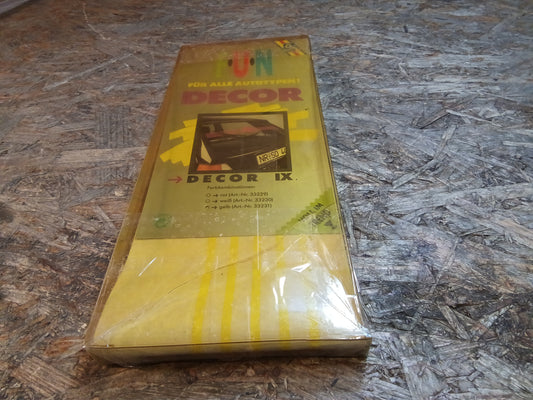 Diverse Fahrzeuge Decor gelb original FUN NEU NOS