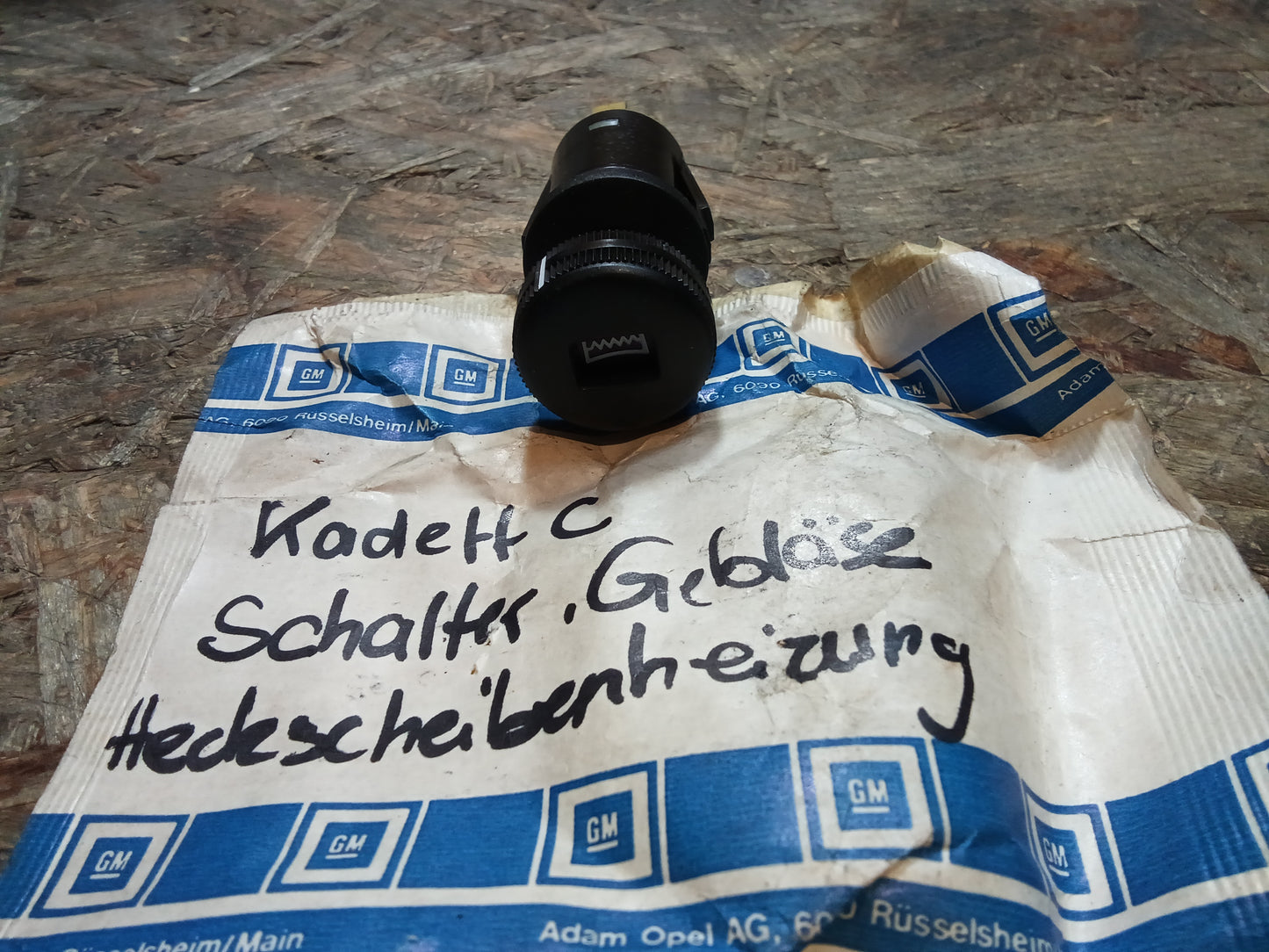 Kadett C Schalter Gebläse Heckscheibenheizung original GM NEU