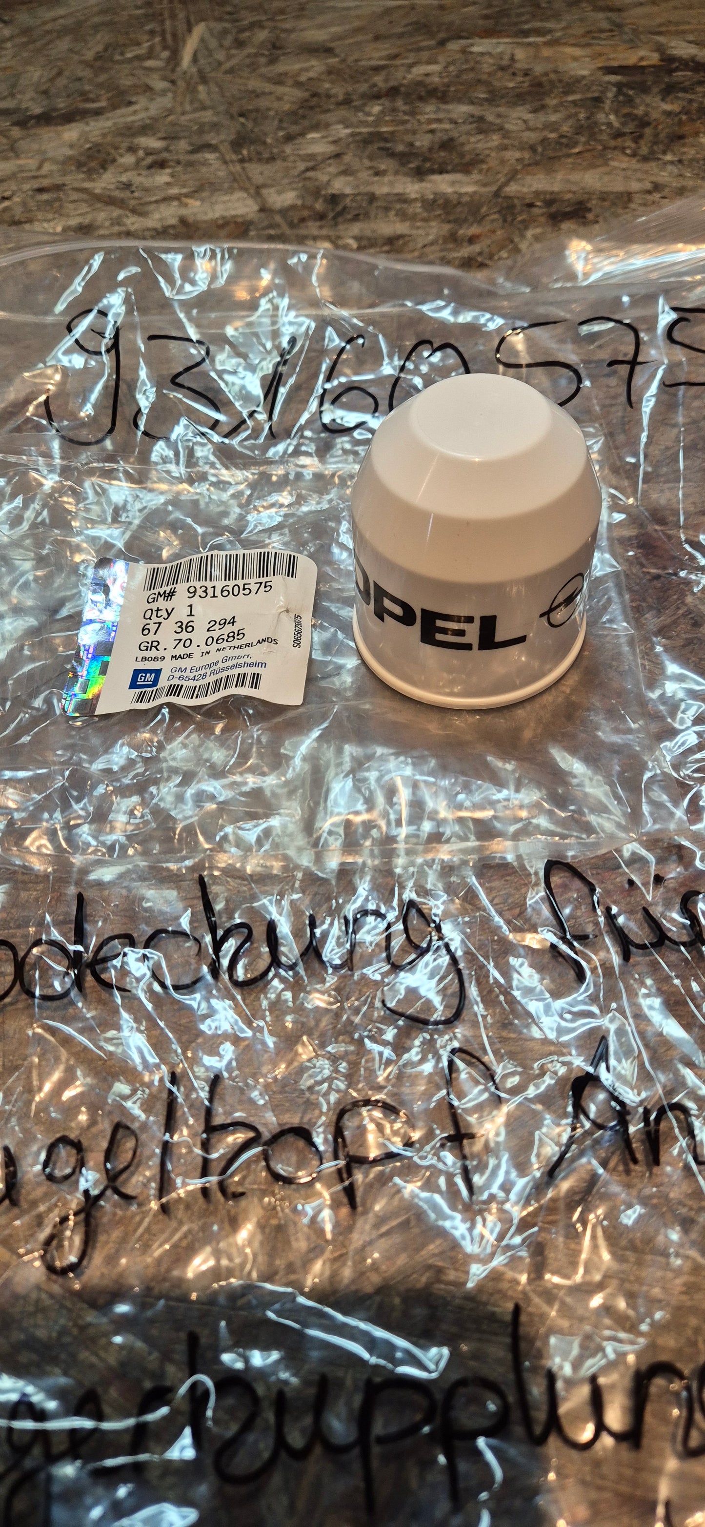 Abdeckung Kugelkopf Anhängerkupplung, Opel, Original GM Neu