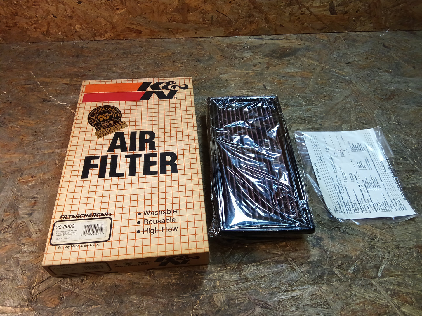 VW Audi Opel 1.6 Luftfilter original K&N NEU