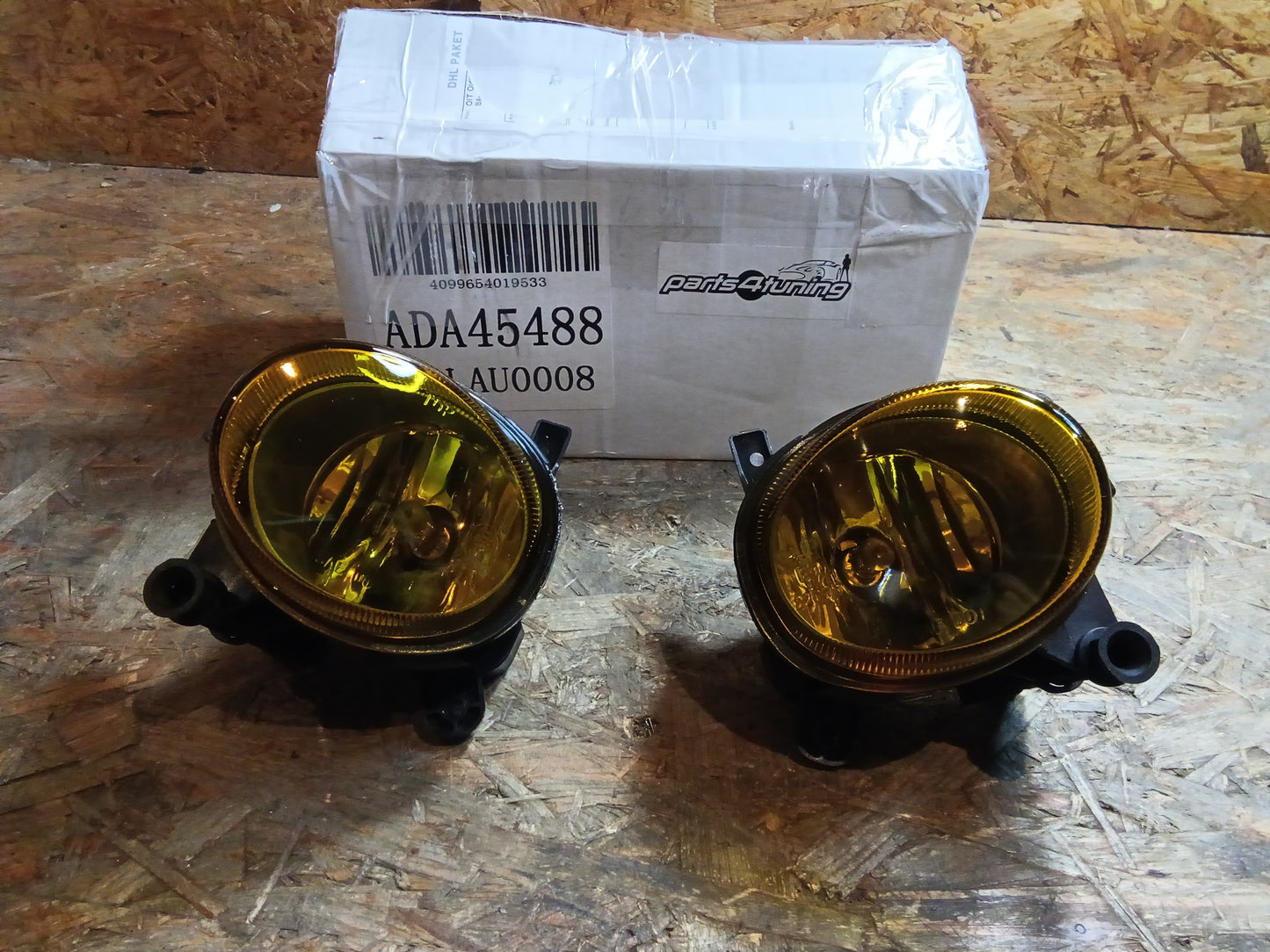 Nebelscheinwerfer Set Gelb für AUDI A6, A4, Q5, SEAT EXEO, VW PASSAT CC B6 - ADA45488