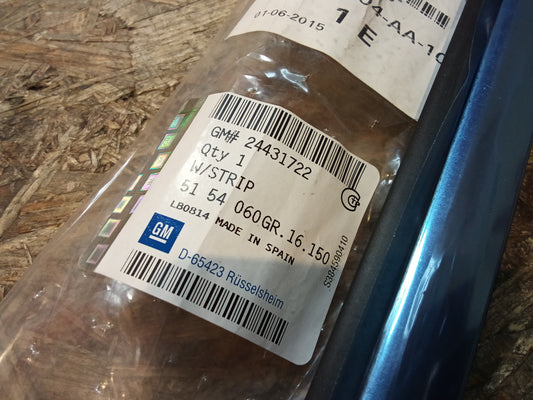 Vectra C Fensterschachtleiste Chrom original GM NEU
