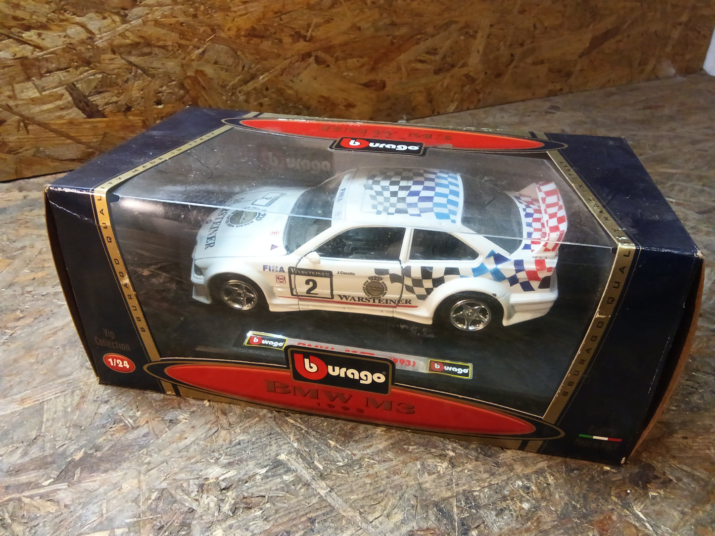 BMW M3 1993 Modellauto original Burago NEU