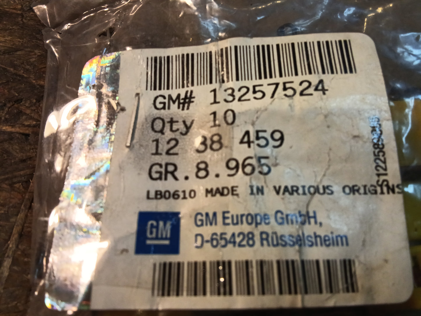 Ampera Astra J Stecksicherung 58V/60A original GM NEU