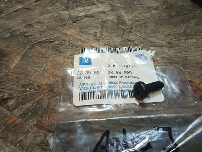 Astra J Linsenschraube M6x16 an Schiene original GM NEU