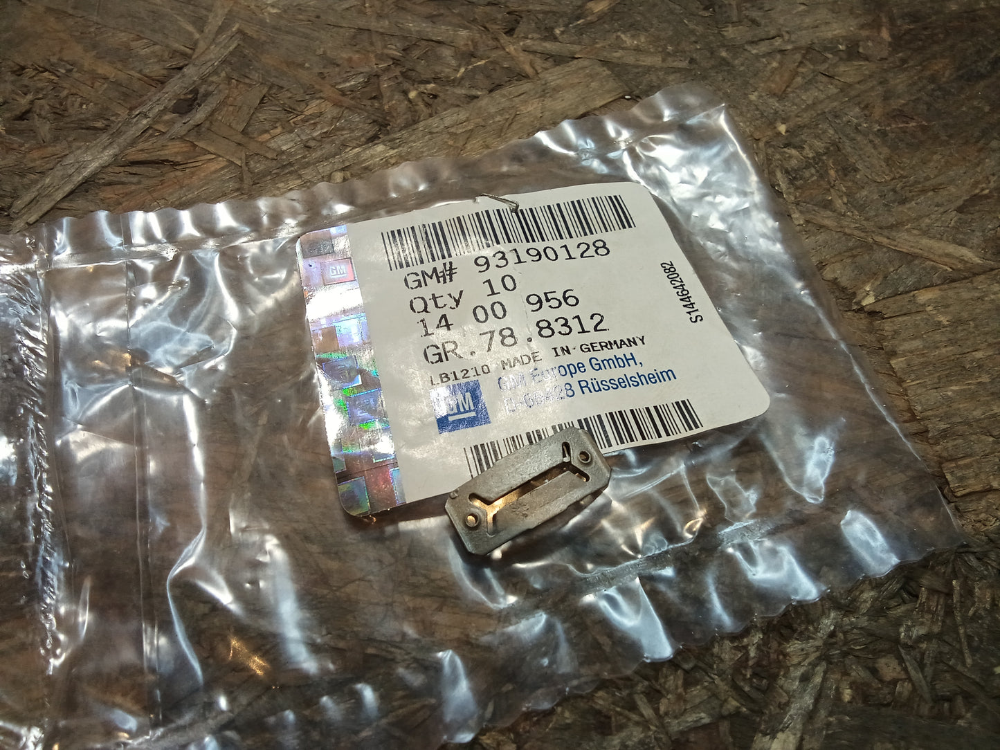 Corsa D Federklammer Befestigung Heckverkleidung original GM NEU