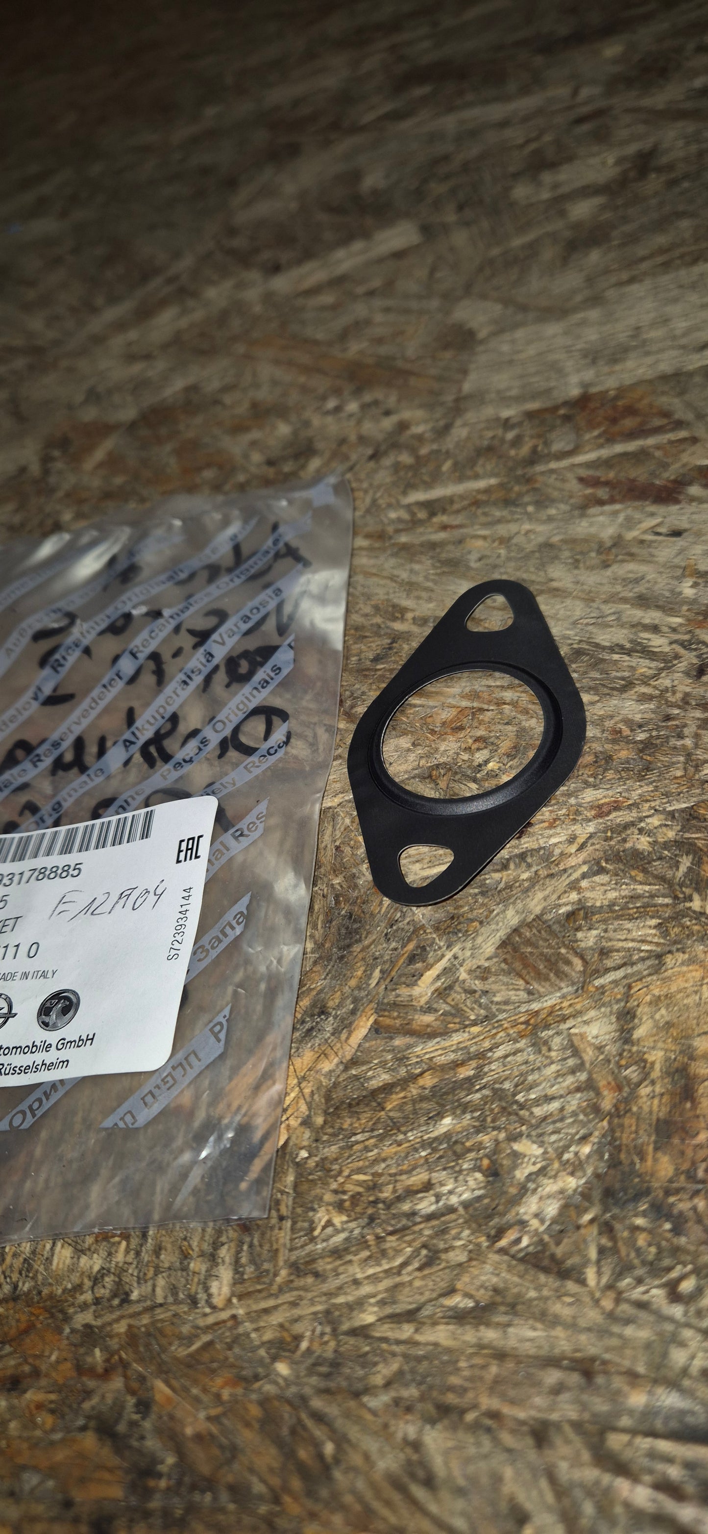 Dichtung AGR-Ventil, Astra,Vectra,Zafira, Original GM Neu