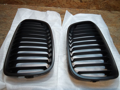 Sport Kühlergrill Single Line Mattschwarz für BMW 1 F20 F21 Hatchback 2011-2015m (GRIBM0102)