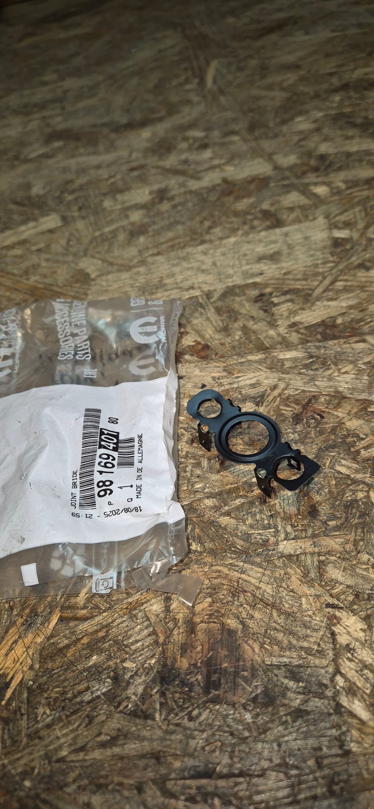 Flanschdichtung Rücklaufrohr Turbolader, Citroen, Original Neu
