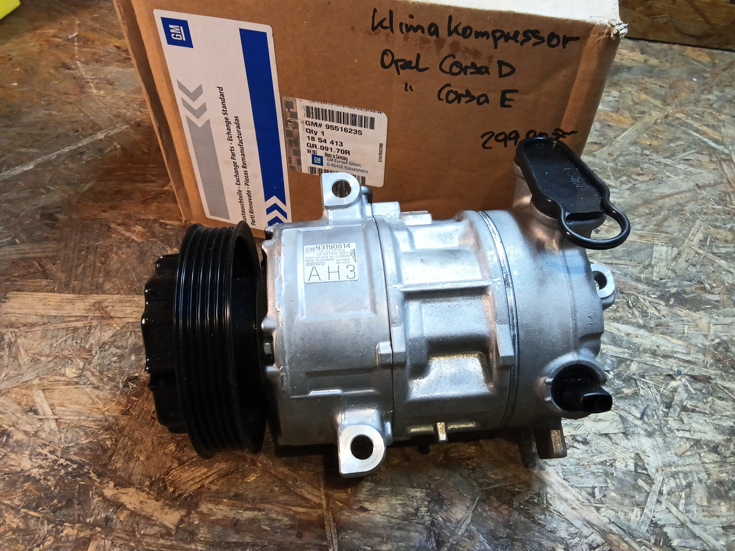 Corsa D/E Klimakompressor original GM NEU