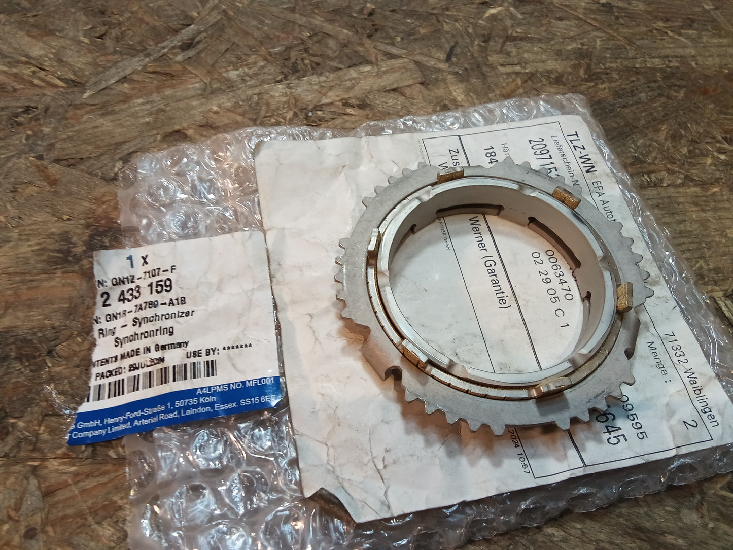 Ford Fiesta Focus Puma EcoSport Synchronring Schaltgetriebe original Ford NEU