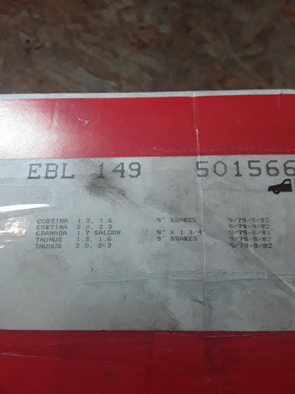 Ford Cortina/ Granada/ Taunus Bremsbackensatz Hinterachse original Ford Motorcraft NEU