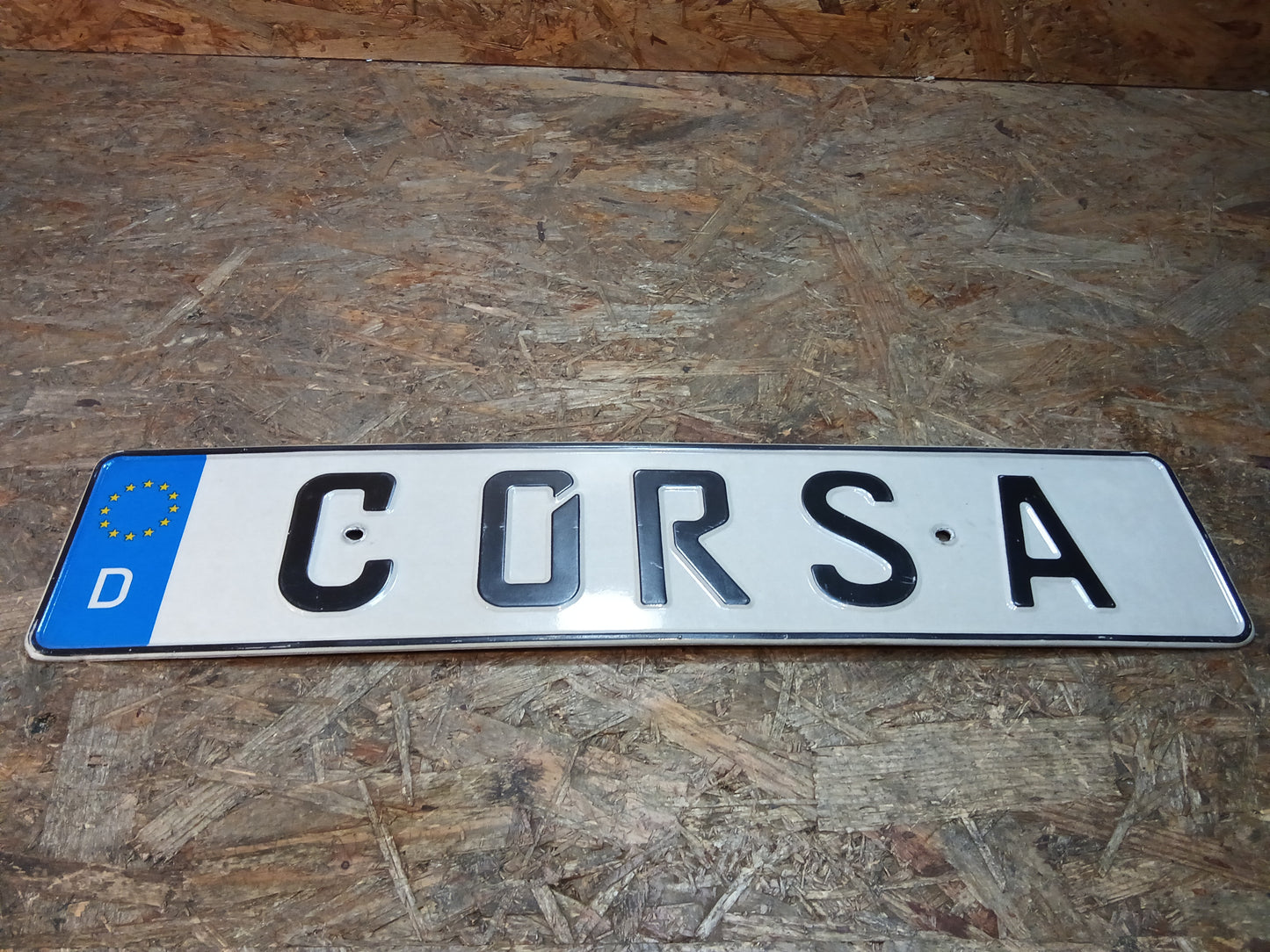 Nummernschild Corsa A NEU