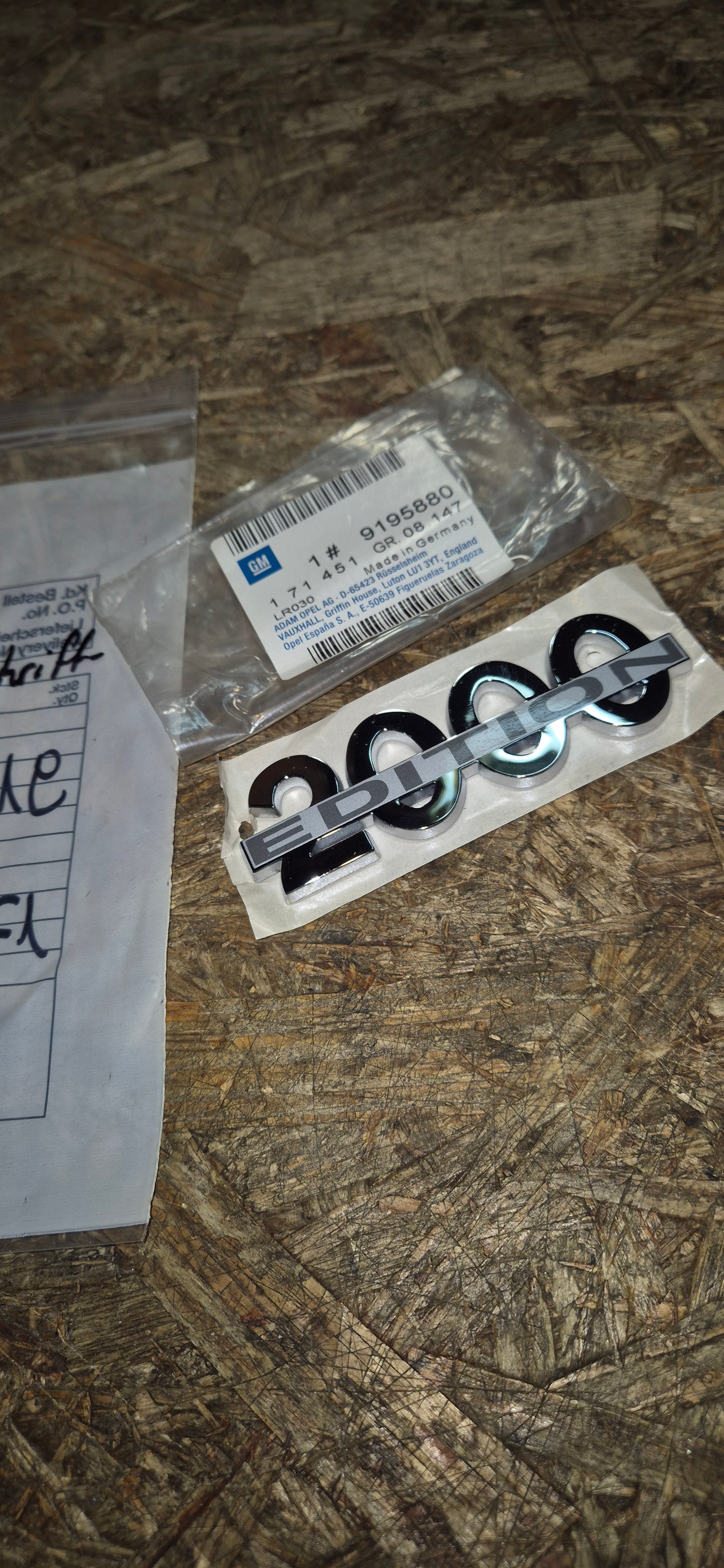Emblem Schriftzug, Corsa, Tigra, Original GM Neu