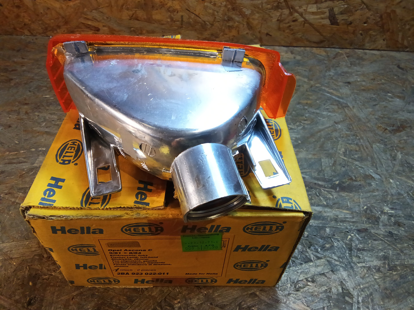 Ascona C BJ 09.81-08.84 Blinkergehäuse links original Hella NEU