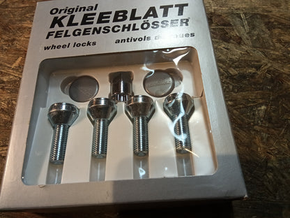 Diverse Fahrzeuge Satz Felgenschlösser original KLEEBLATT