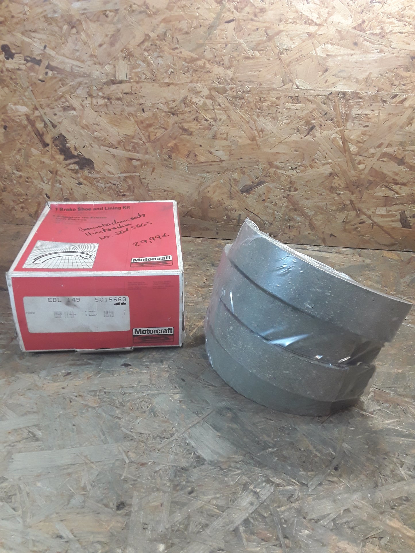 Ford Cortina/ Granada/ Taunus Bremsbackensatz Hinterachse original Ford Motorcraft NEU