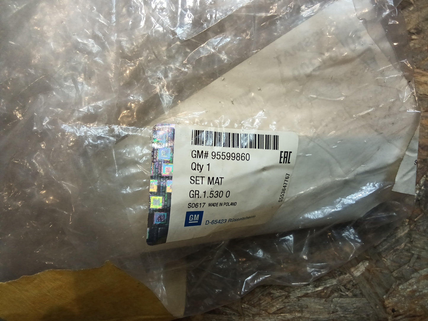 Crossland X Fußmattensatz original GM NEU