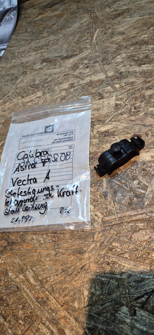 Befestigungsklammer Kraftstoffleitung, Calibra,Astra, Original GM Neu