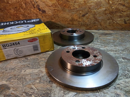 Golf 3, PassatB3/4, Vento,Caddy 2 Bremsscheibenset original Lockheed NEU mit leichtem Flugrost!!
