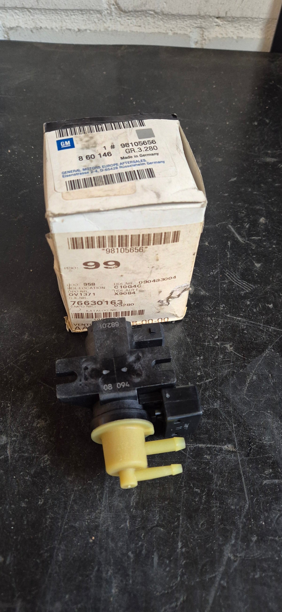 Druckwandler,Astra,Corsa,Meriva,Zafira, Orginal GM Neu