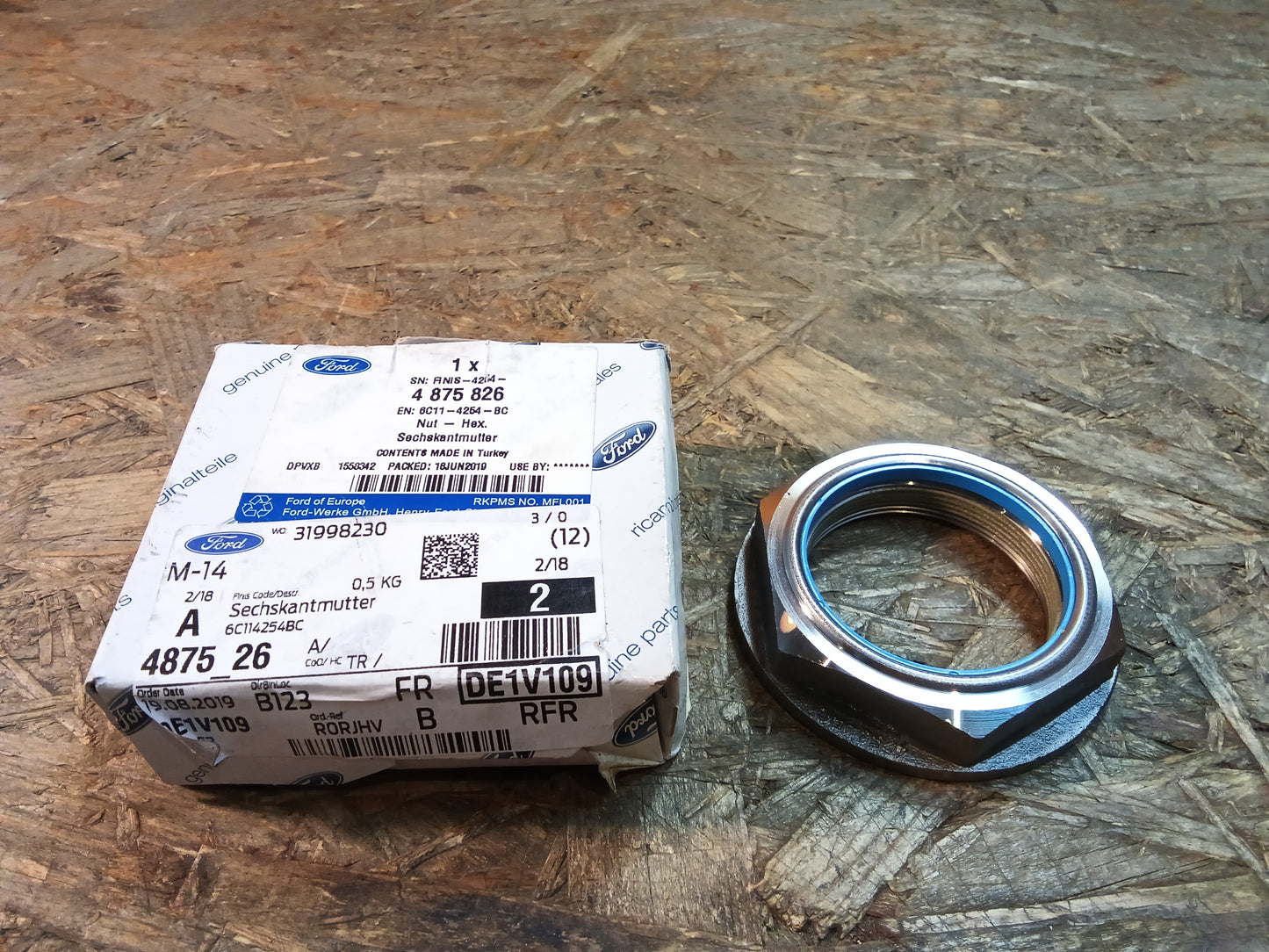 Ford Transit Achsmutter hinten rechts original Ford NEU