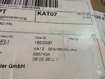 Ford Grand C-Max/ C-Max ll Bremsbeläge original Ford NEU