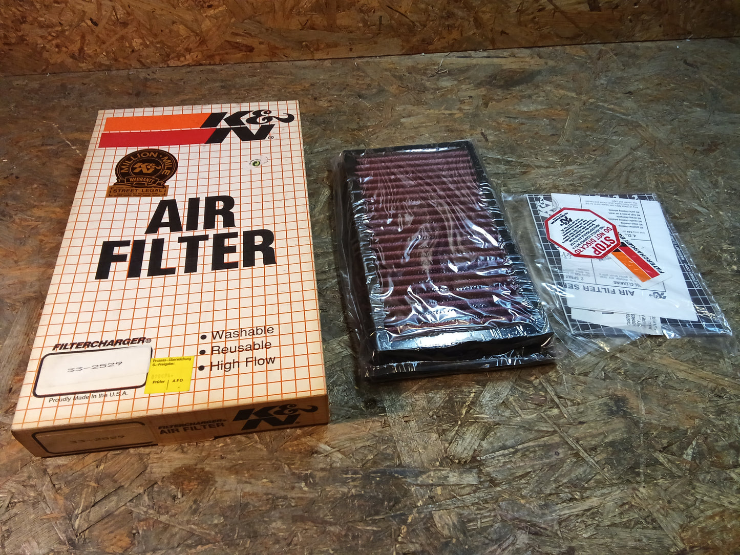 BMW E30 86-96 Luftfilter original K&N NEU