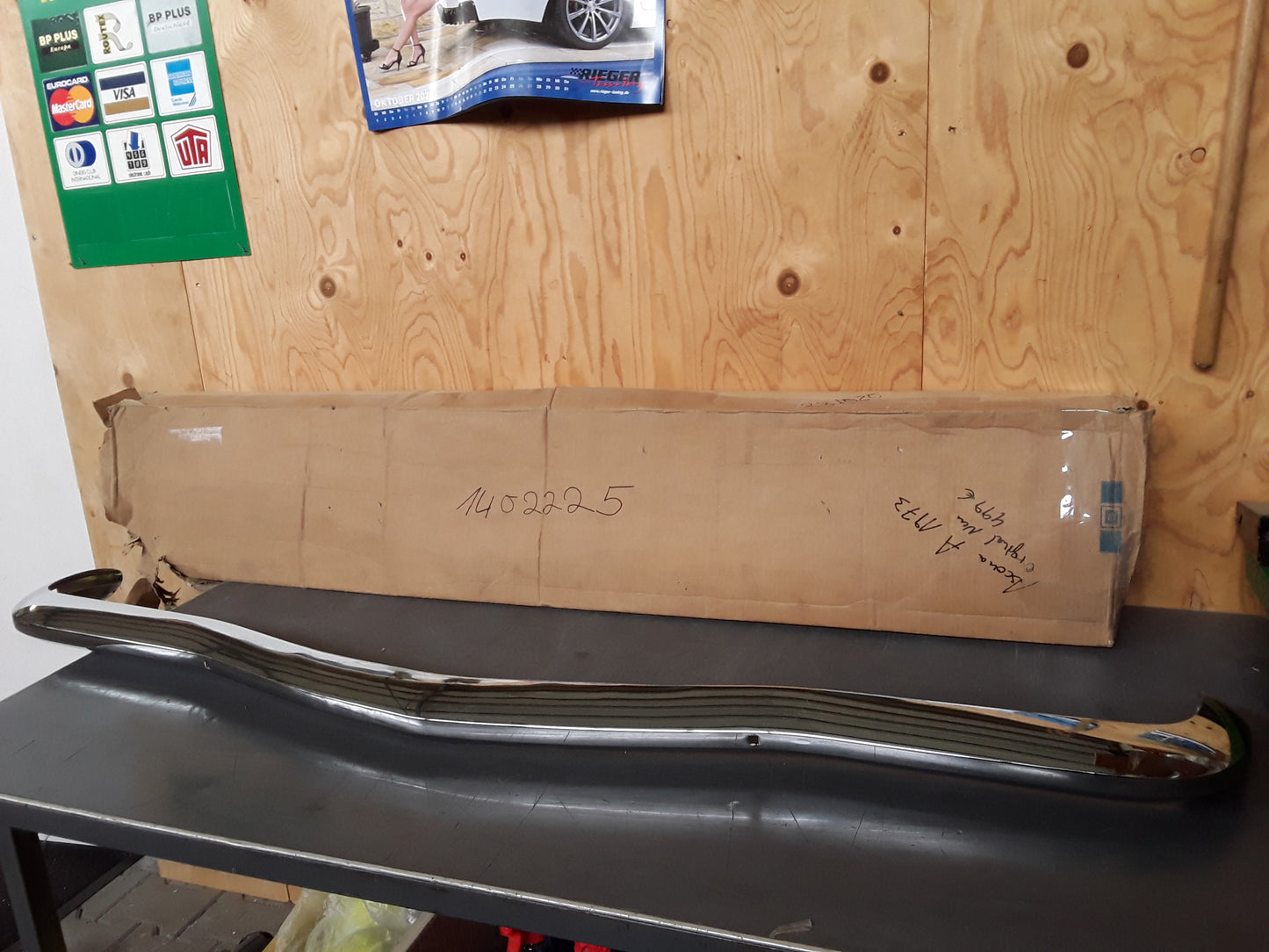 Ascona A Bj 73 Stoßstange Chrom original GM Opel NEU !aus Altbestand!