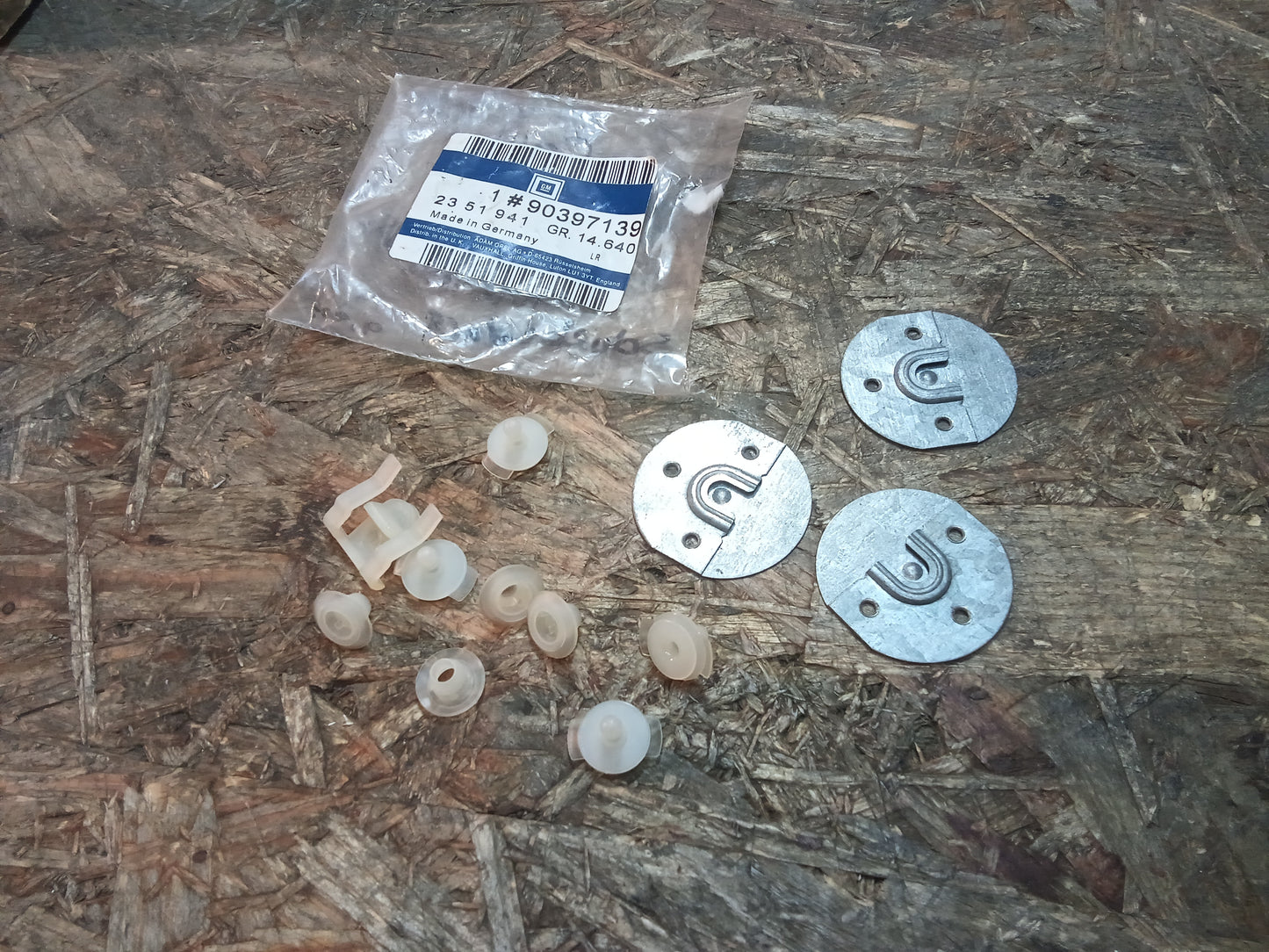 Calibra Satz Befestigungsteile Schiebedach original GM NEU