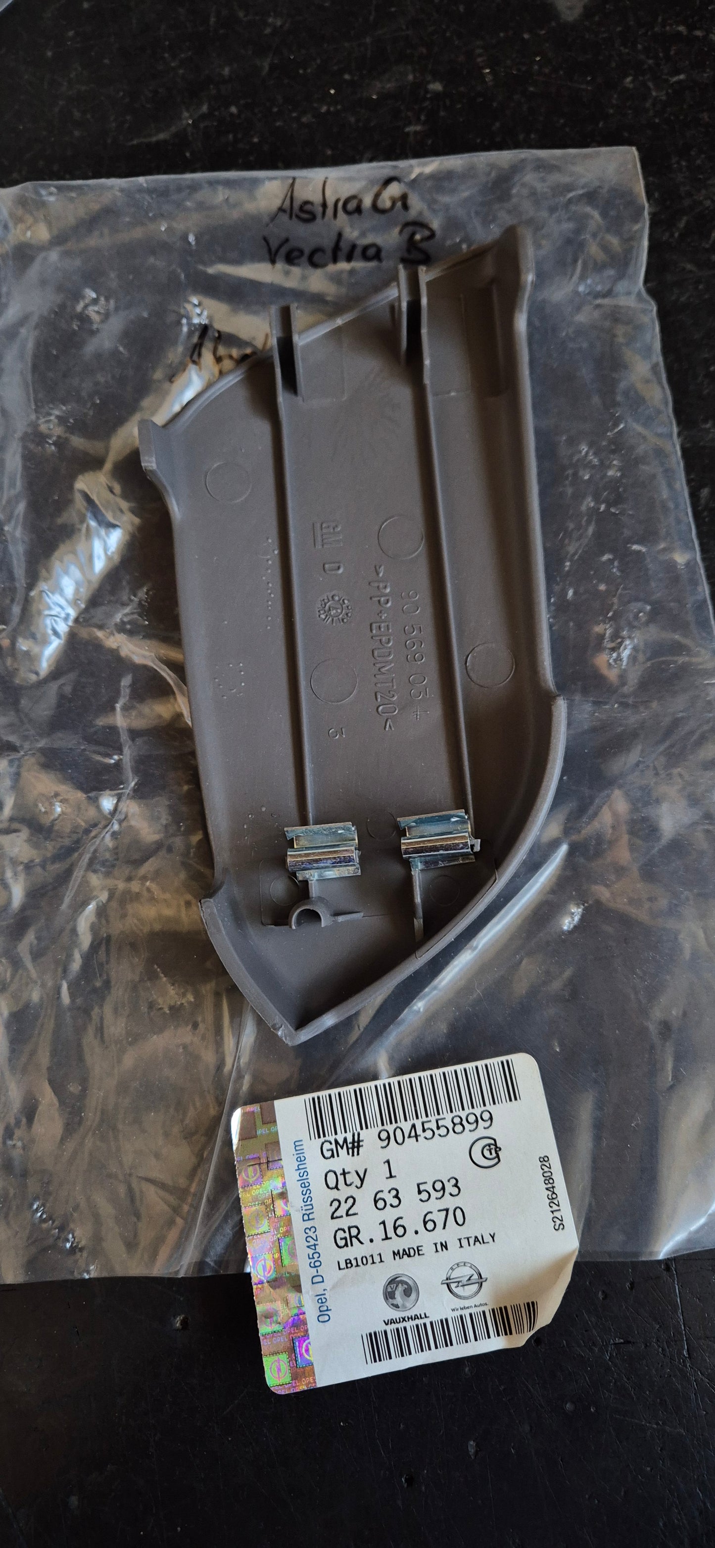 Abdeckkappe Sitzverstellung Astra, Vectra Original GM Neu