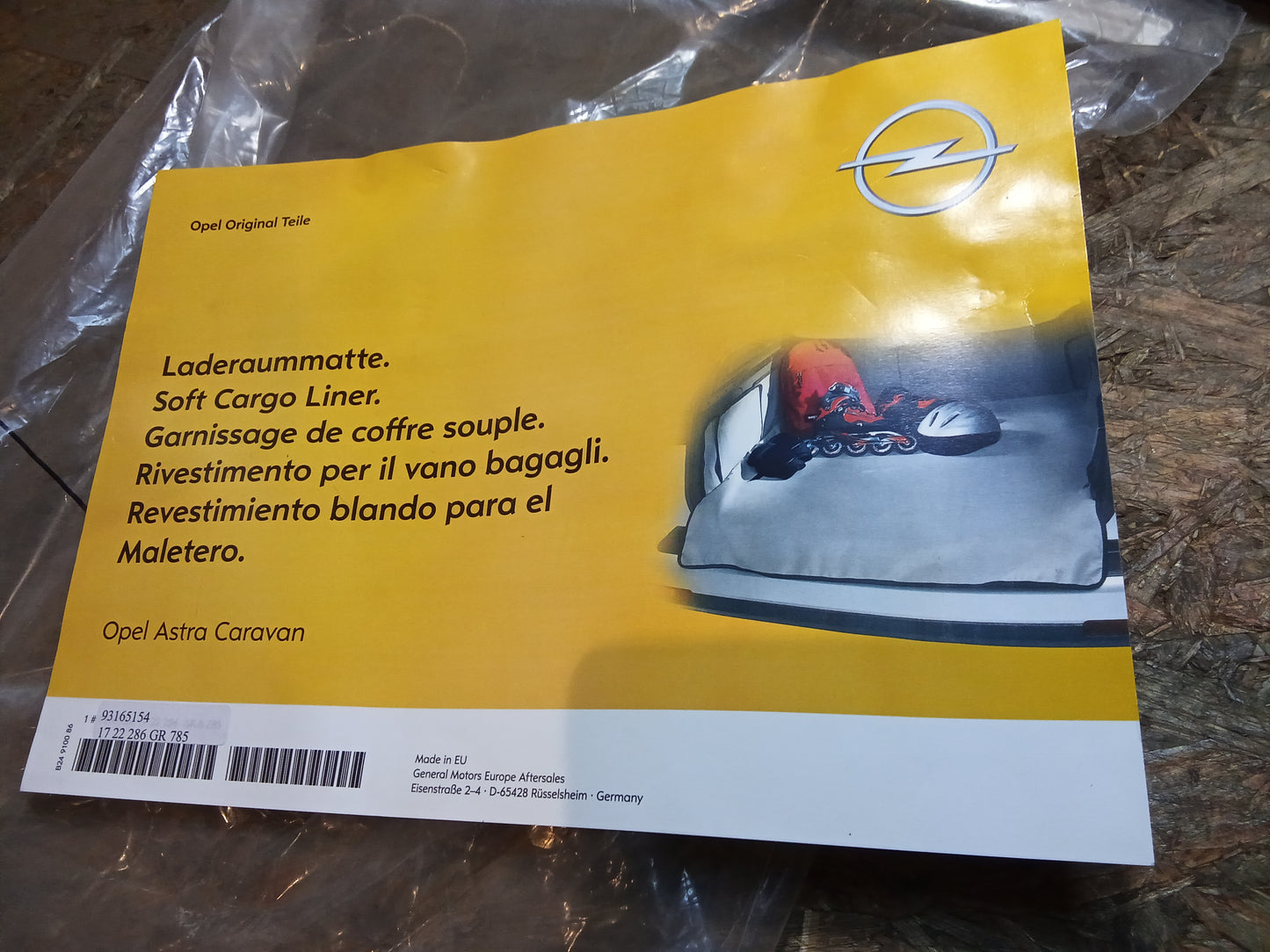 Astra Caravan Laderaummatte original GM NEU